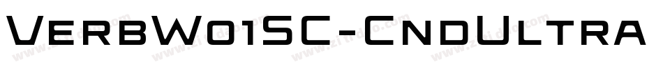VerbW01SC-CndUltra Regular字体转换